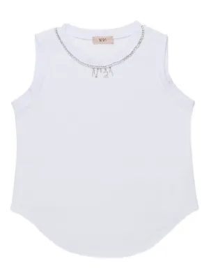 N&ordm;21 Kids logo-embellished tank top