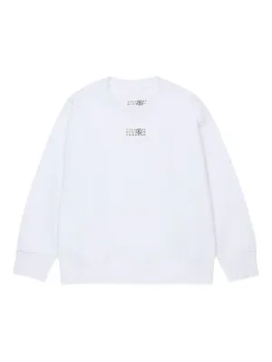 MM6 Maison Margiela Kids logo-patch sweatshirt