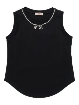 N&ordm;21 Kids logo-embellished tank top