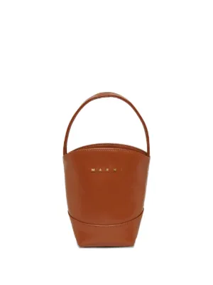 Marni Kids top-handle flower basket shoulder bag