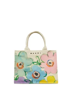 Marni Kids floral tote bag