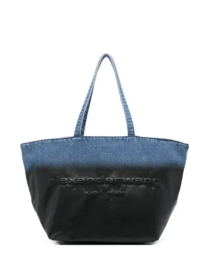 Alexander Wang denim punch large tote