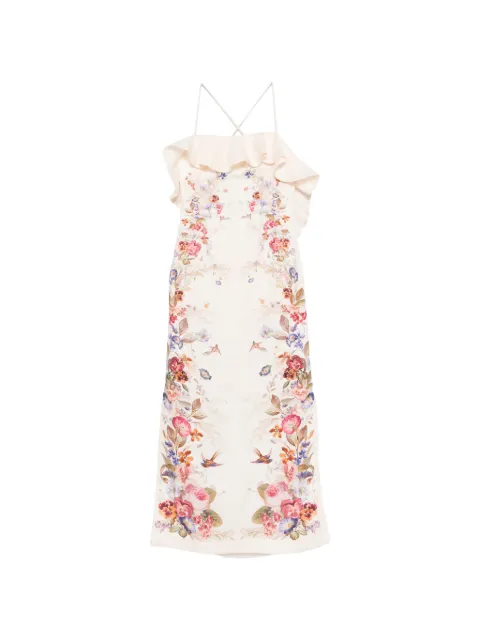 ZIMMERMANN Patience Frill midi dress