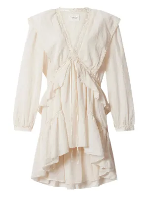 MARANT &Eacute;TOILE Damya lace ruffled mini dress