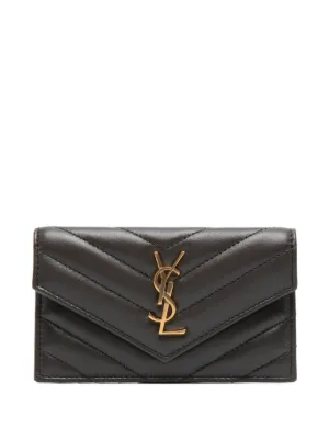 Saint Laurent Cassandre matelassé leather wallet