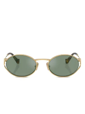 Miu Miu Eyewear 52YS oval-frame sunglasses