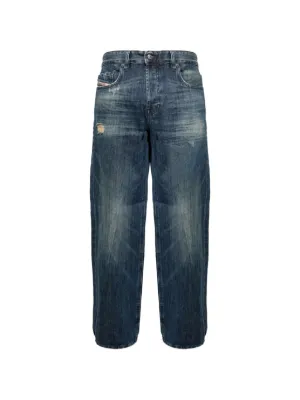 Diesel 2001 D-Macro wide-leg denim jeans