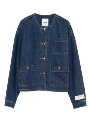SANDRO denim jacket with buttons