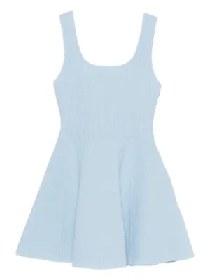 SANDRO beaded knit mini dress