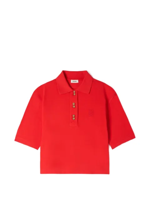 SANDRO polo shirt with decorative buttons
