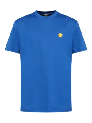 Versace embroidered cotton-jersey T-shirt