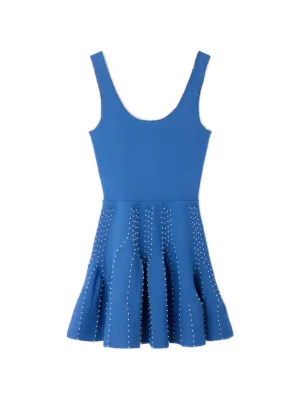SANDRO beaded knit mini dress