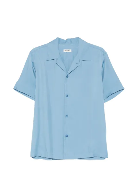 SANDRO loose-fit shark collar shirt