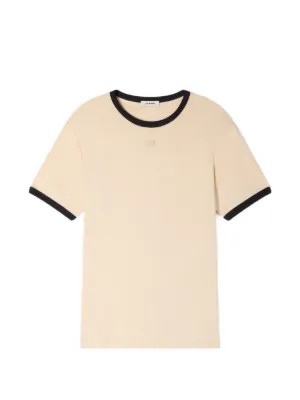 SANDRO two-tone patch T-shirt