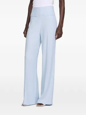 SANDRO striped sequin trousers