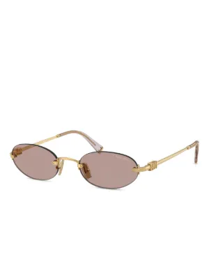 Miu Miu Eyewear oval-frame sunglasses