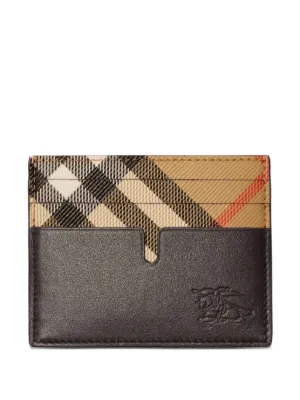 Burberry tall Pop Check card case​