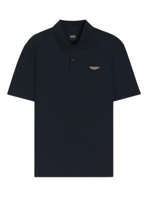 BOSS x Aston Martin polo shirt in cotton jacquard