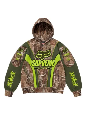 Supreme x Fox Racing® zip-fastening hoodie
