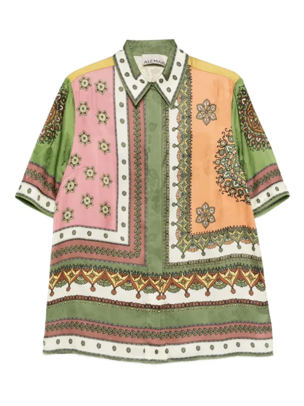 ALEMAIS Contina floral-print shirt