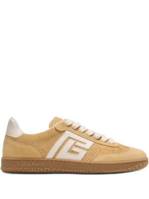 Balmain suede Balmain Swan trainers