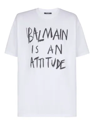 Balmain printed T-shirt