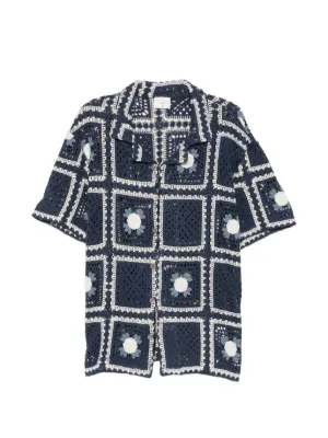 CH&Eacute; Tejer crochet-knit shirt