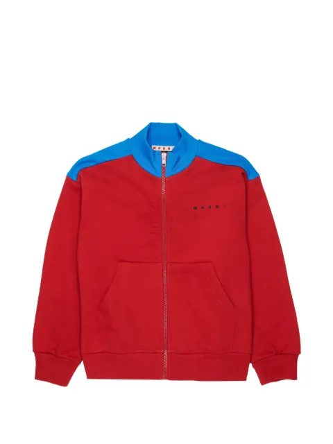 Marni Kids full-zip front sweatshirt