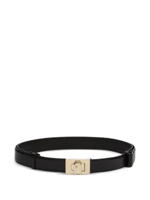Furla logo-buckle belt