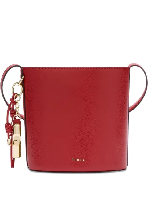 Furla Roxie charm leather bucket bag