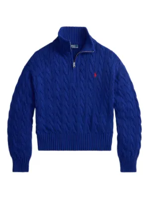 Polo Ralph Lauren cable-knit quarter-zip sweater