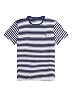 Polo Ralph Lauren striped embroidered jersey T-shirt