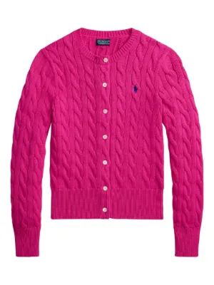 Polo Ralph Lauren cable-knit crew-neck cardigan