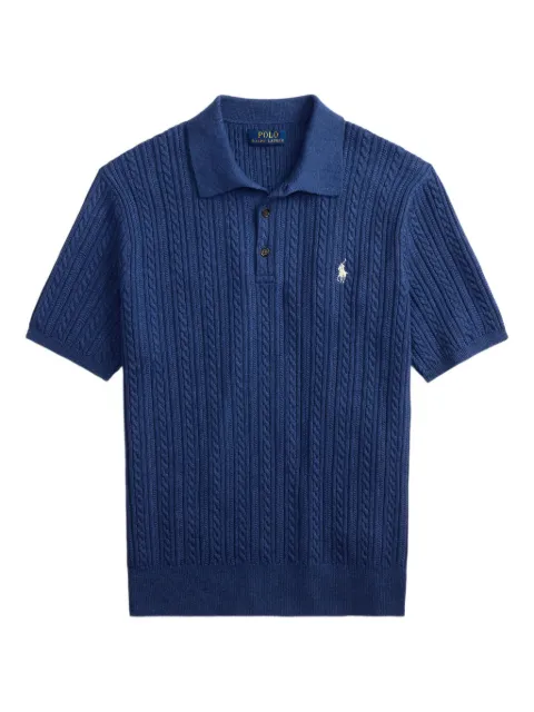 Polo Ralph Lauren cable-knit polo shirt