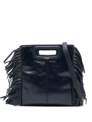 Maje naplak leather M mini bag