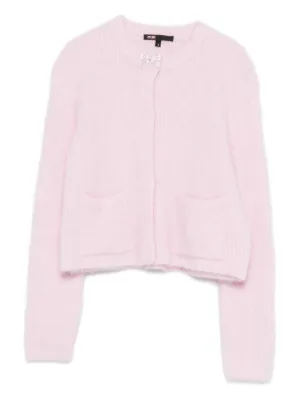 Maje jewelled bow cardigan