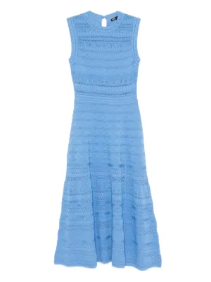 Maje pointelle knit maxi dress