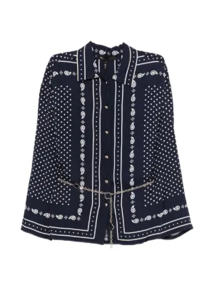 Maje flowing printed shirt