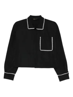 Maje tafetta shirt