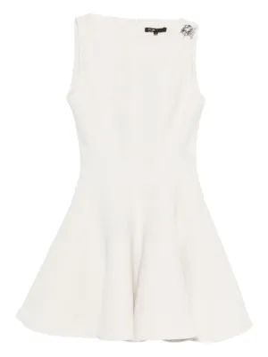 Maje short flared tweed dress