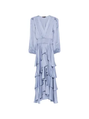 Maje ruffled maxi dress