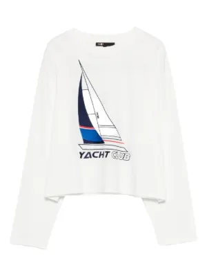 Maje boat print T-shirt