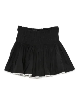 Maje beaded taffeta skirt