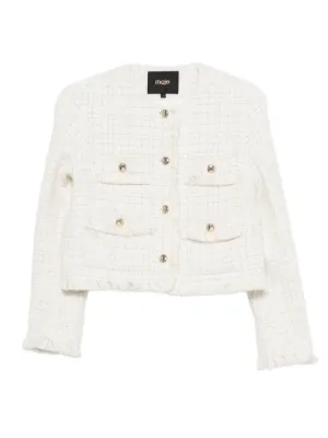 Maje cropped tweed jacket