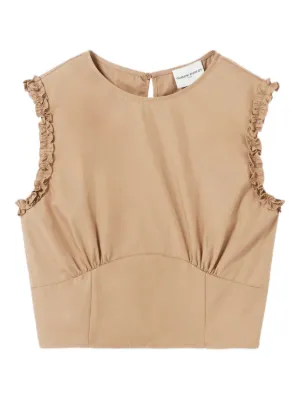 Claudie Pierlot ruffled crop top