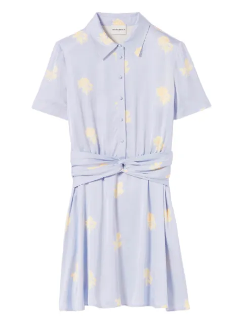Claudie Pierlot floral satin dress