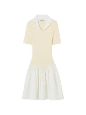 Claudie Pierlot short bi-material dress