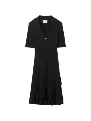 Claudie Pierlot shirt collar knit dress