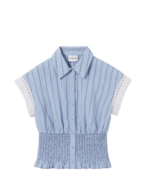 Claudie Pierlot sleeveless striped shirt