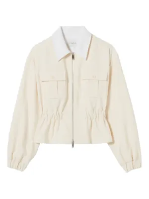 Claudie Pierlot cotton shirt collar jacket